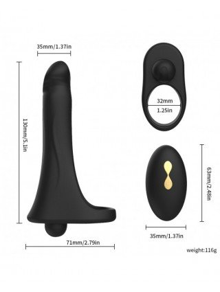 Masturbaciniai, Pompos-Penio žiedai-Double Penetration Vibrator