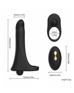 Masturbaciniai, Pompos-Penio žiedai-Double Penetration Vibrator