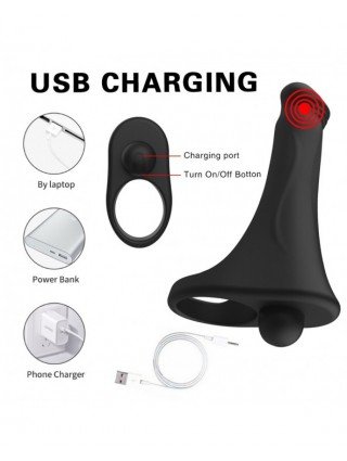 Masturbaciniai, Pompos-Penio žiedai-Double Penetration Vibrator