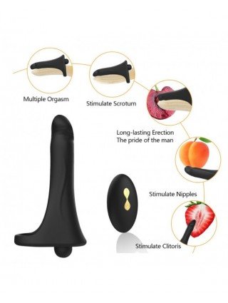 Masturbaciniai, Pompos-Penio žiedai-Double Penetration Vibrator
