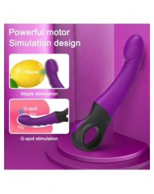 Vibratoriai, Dildo-Dvigubi – klitoriniai-Galingas G taško vibratorius moteriai Clit Clitoris