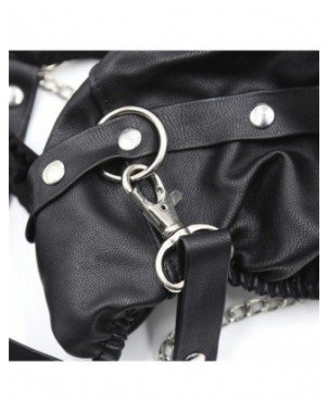 Seksuali apranga-Vyrams-Fetišas Vyrai Seksualios kelnaitės su pavadėliu PVC odos sekso