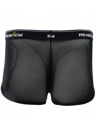Seksuali apranga-Vyrams-Men's Sexy Mesh Boxer Briefs Shorts