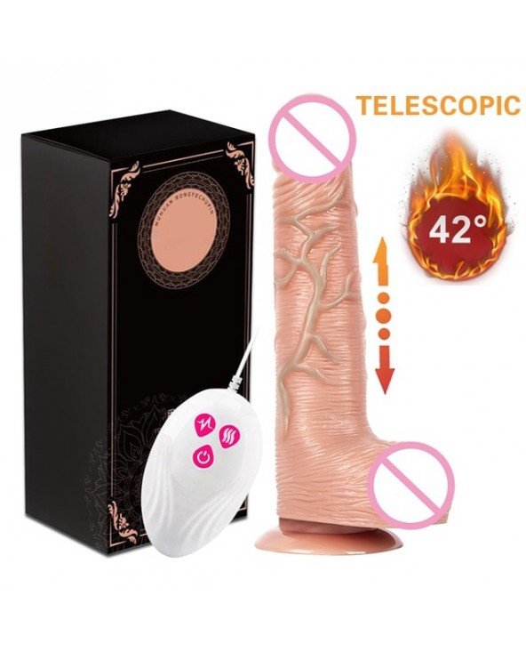 Vibratoriai, Dildo-Išmanieji-Telescopic Vibrating Thrusting Vibratoriai, Dildo-Išmanieji-Telescopic Vibrating Thrusting