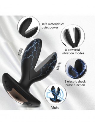 Analiniai žaisliukai-Analiniai kaiščiai-Electric Shock Anal Toy