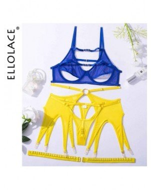 Seksuali apranga-Komplektai-Ellolace Hollow Out Female Lingerie