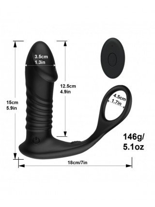 Telescopic Anal Vibrators for Men Wireless