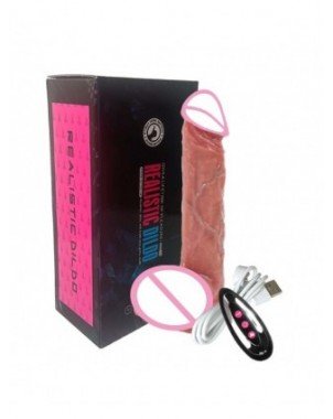 Vibratoriai, Dildo-Tikroviški-Realistic dildo vibrator for