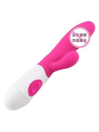 Vibratoriai, Dildo-Dvigubi – klitoriniai-G Spot Dildo Rabbit