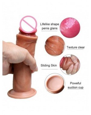 Vibratoriai, Dildo-Tikroviški-Huge Realistic Penis Sliding