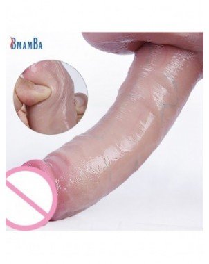 Vibratoriai, Dildo-Tikroviški-Light Color Realistic Dildo Soft