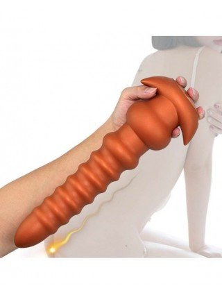 Analiniai žaisliukai-Prostatos masažuokliai-Didelis užpakalio kištukas Silikoninis analinis