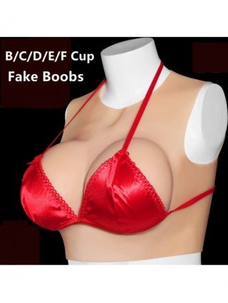 Seksuali apranga-Komplektai-B/C/D/E/F Full Cup Silicone Tits