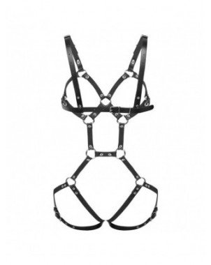 Seksuali apranga-Apatinis trikotažas-BDSM Body Bondage Bra