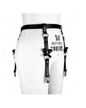 Seksuali apranga-Apatinis trikotažas-Sexy Goth Pu Leather Thigh