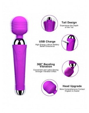 Masturbaciniai, Pompos-Stimuliatoriai moterims-Galingi klitorio vibratoriai USB įkrovimo "Av
