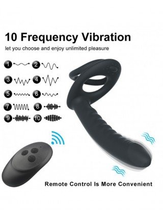 Vibratoriai, Dildo-Įvairūs-Double Penetration Strap on Anal