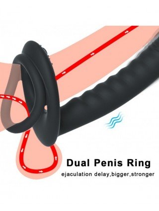 Vibratoriai, Dildo-Įvairūs-Double Penetration Strap on Anal