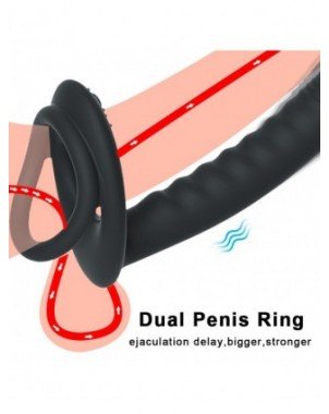 Vibratoriai, Dildo-Įvairūs-Double Penetration Strap on Anal