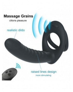 Vibratoriai, Dildo-Įvairūs-Double Penetration Strap on Anal