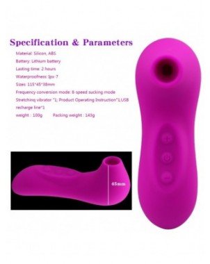 Vibratoriai, Dildo-Pulsatoriai-Galingas Clit Sucker vibratorius Liežuvis vibruojantis spenelių