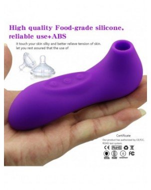 Vibratoriai, Dildo-Pulsatoriai-Galingas Clit Sucker vibratorius Liežuvis vibruojantis spenelių