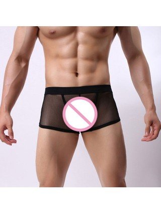 Seksuali apranga-Vyrams-CLEVER-MENMODE Mesh Boxer Mens