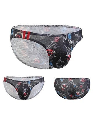 Seksuali apranga-Vyrams-U-convex Pouch Underwear Men T-Back