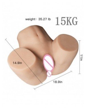 Sekso lėlės-Tikroviškos-15Kg Moterų didelis užpakalis glaudus realistinis makšties ir analinis