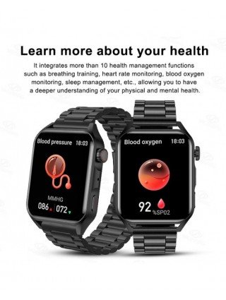 Išmanioji elektronika-Išmanieji laikrodžiai-Naujas sporto Smartwatch Vyrai Moterys AMOLED