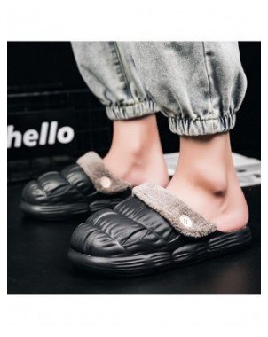 Men's Shoes-Flip Flops-Winter Fashion Slippers For Men Shoes