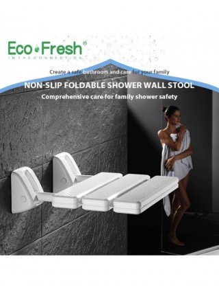 Namų apyvokos daiktai-Vonios ir WC reikmenys-"Ecofresh" sieninė dušo sėdynė Vonios dušo