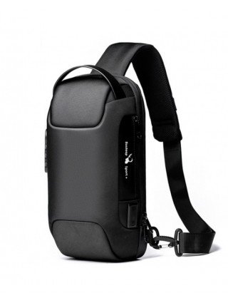 Men's Luggage & Bags-Crossbody Bags-Men's Waterproof USB Oxford
