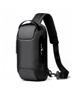 Men's Luggage & Bags-Crossbody Bags-Men's Waterproof USB Oxford