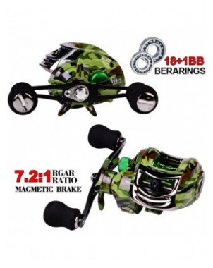 Žvejyba-Žvejybos ritės-2022 Nauja Baitcasting ritės 10KG / 22LB Drag žvejybos ritės 18 + 1BB