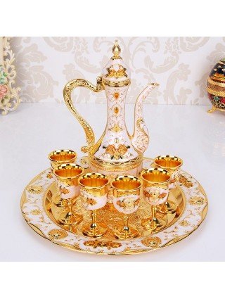 Kitchen-Drinkware-Russian vintage court creative wine set, home