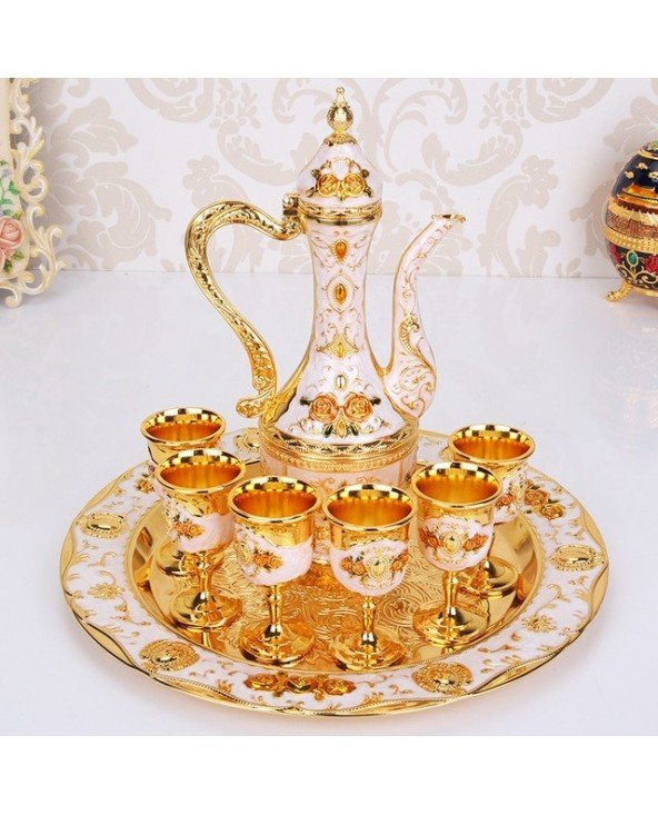 Kitchen-Drinkware-Russian vintage court creative wine set, home Kitchen-Drinkware-Russian vintage court creative wine set, home