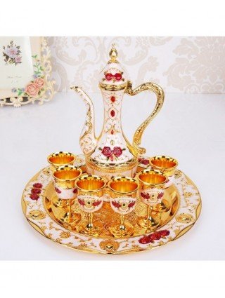 Kitchen-Drinkware-Russian vintage court creative wine set, home