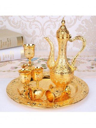 Kitchen-Drinkware-Russian vintage court creative wine set, home
