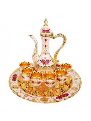 Kitchen-Drinkware-Russian vintage court creative wine set, home