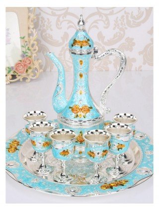 Kitchen-Drinkware-Russian vintage court creative wine set, home