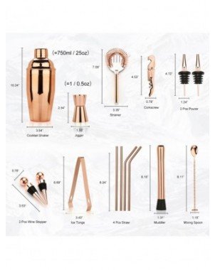 Kitchen-Drinkware-Cocktail Shaker Making Set, Stainless Steel