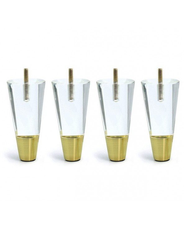 Furniture-Home Furniture-4Pcs Acrylic Furniture Legs 4.7inch Furniture-Home Furniture-4Pcs Acrylic Furniture Legs 4.7inch