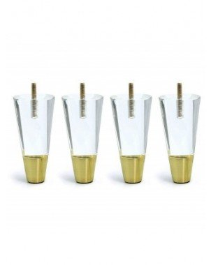 Furniture-Home Furniture-4Pcs Acrylic Furniture Legs 4.7inch