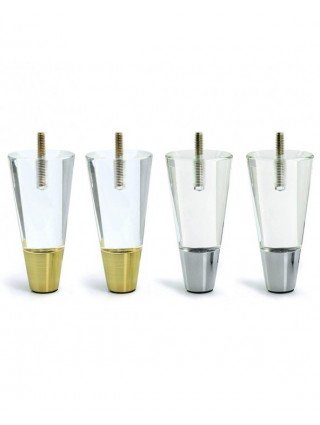 Furniture-Home Furniture-4Pcs Acrylic Furniture Legs 4.7inch