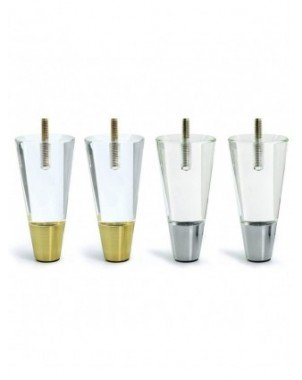 Furniture-Home Furniture-4Pcs Acrylic Furniture Legs 4.7inch
