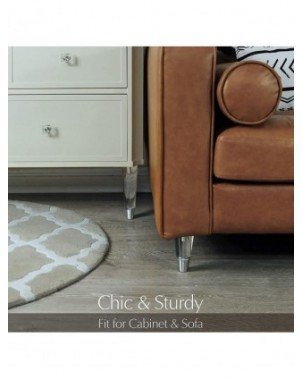 Furniture-Home Furniture-4Pcs Acrylic Furniture Legs 4.7inch