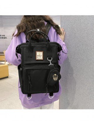 JULYCCINO Multifunction Waterproof Buckle Backpack Korean Style School Bag  Student Shoulder Bag Teenage Girls Laptop Backpacks