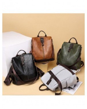 Women's Luggage & Bags-Stylish Backpacks-women Leather backpack