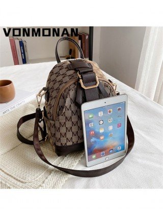 Women's Luggage & Bags-Stylish Backpacks-Classic Knitting